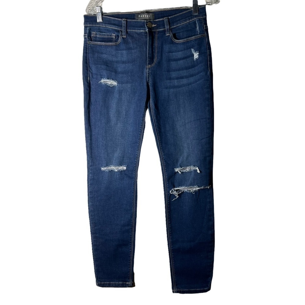 Harper Jeans - Distress Skinny Jeans - Size 30